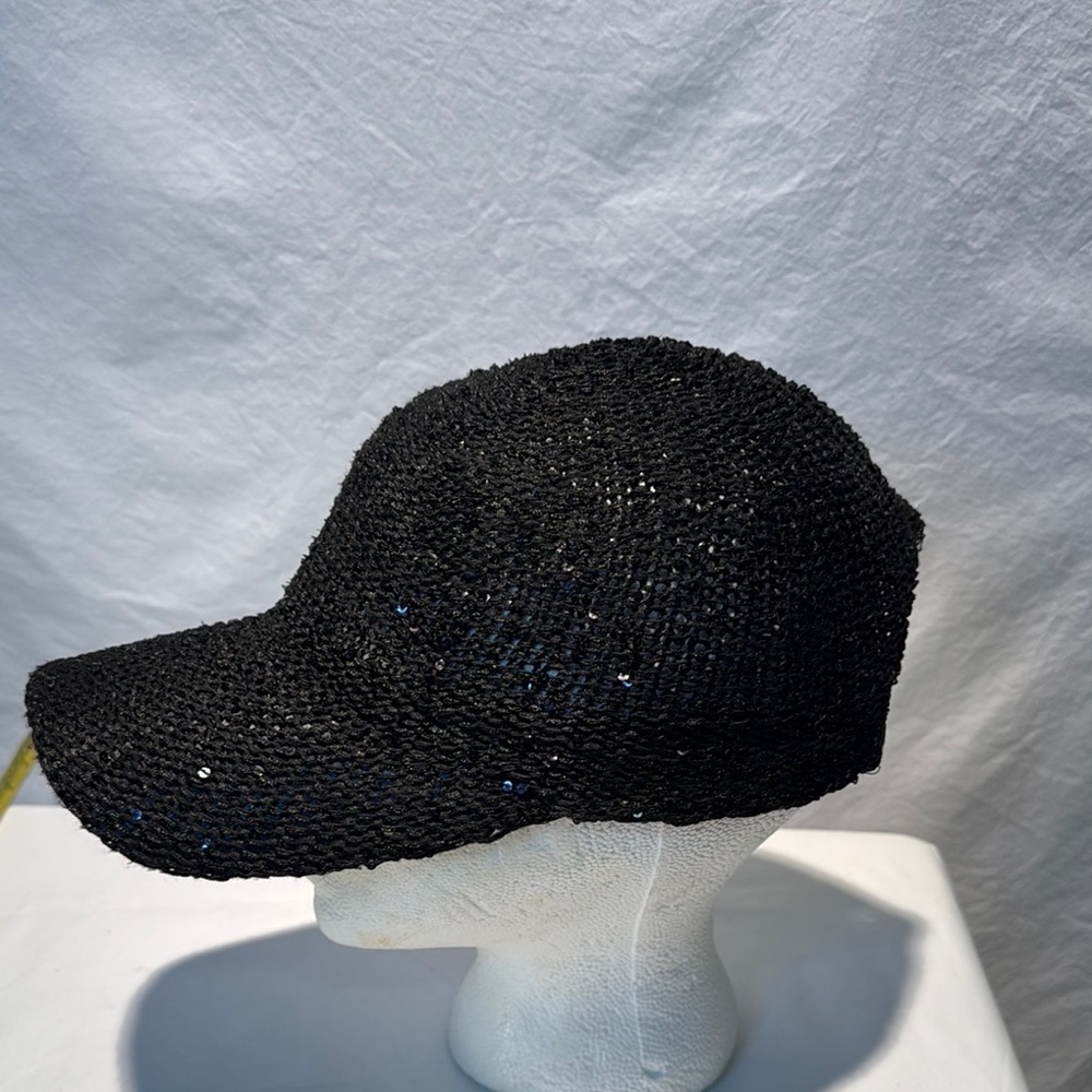 Black Knit Women's Hat - Picture 3 of 10